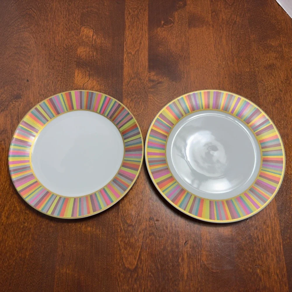 2 X Pottery Barn STRIPE 7.75